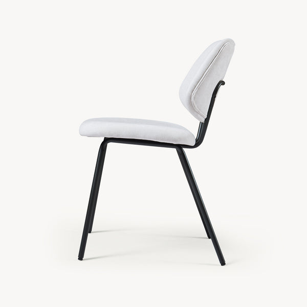 Zestaw krzeseł do jadalni z tkaniny Köma [en.casa]