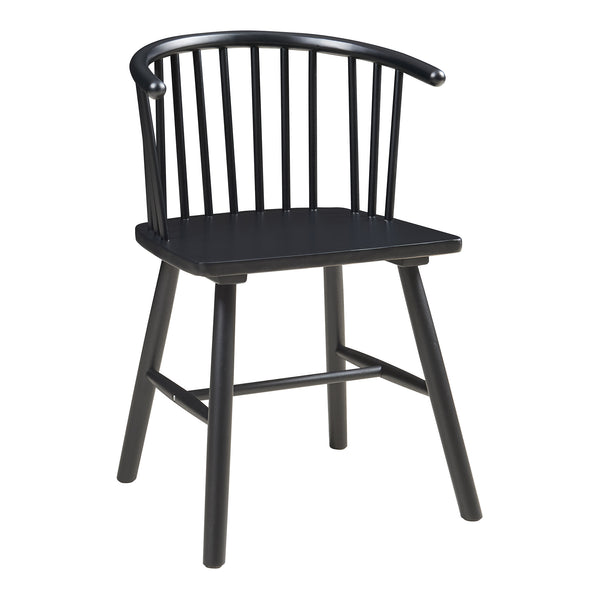 Krzesło do jadalni Stami zestaw 2 sztuk drewno [en.casa]