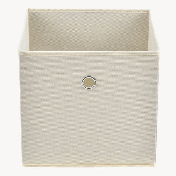 Zestaw 10 pudełek składanych 30x30x28 cm z włókniny w różnych kolorach kolory en.casa