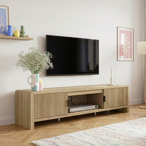 Szafka pod telewizor Lukkodso 150x40x40 cm [en.casa]
