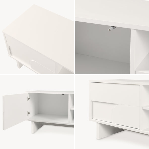 Szafka RTV Katanshumn z 2 drzwiami 150x39x45 cm [en.casa]