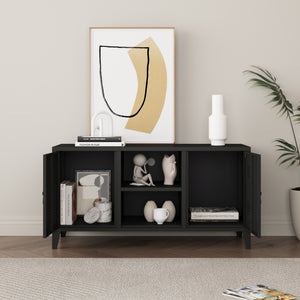 Szafka pod telewizor Kotka z drzwiami [en.casa]