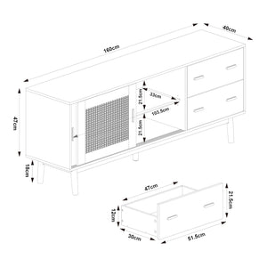 Szafka pod telewizor Susa [en.casa]