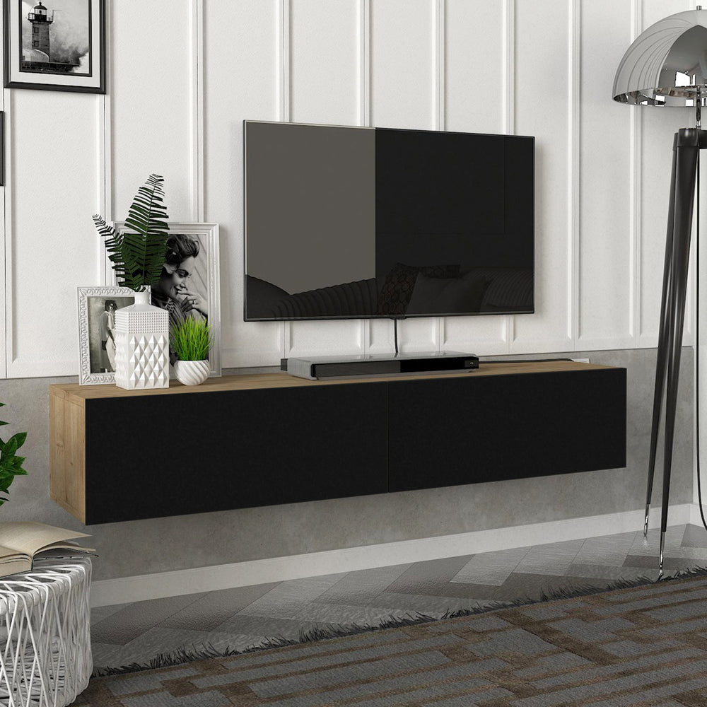 Szafka RTV Toivakka 135x31x25cm w różnych kolorach [en.casa] - premiumXL