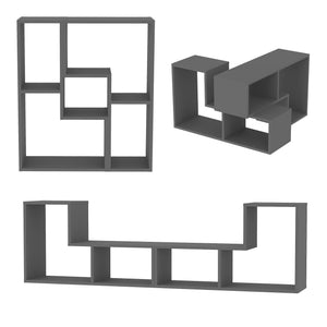 Zestaw mebli modułowych Hustersurd 2-częściowy [en.casa]