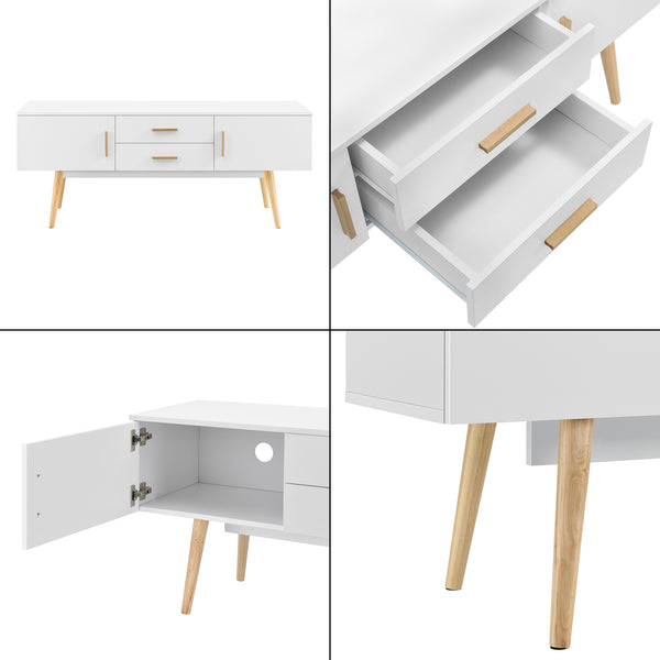 Stolik RTV Alavus 140x40x56 cm różne kolory en.casa