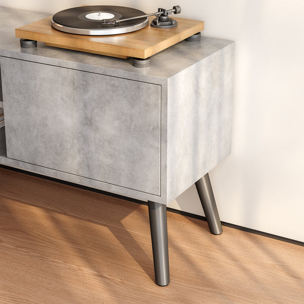 Stolik pod telewizor Eskilstuna z 2 drzwiczkami szafki i 2 półkami [en.casa]