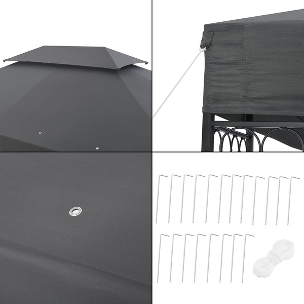 Markiza Lanciano Pavilion 400x300x265cm w różnych kolorach. kolory [en.casa]