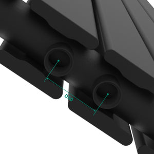 Płaskie grzejniki designerskie Nore dwuwarstwowe