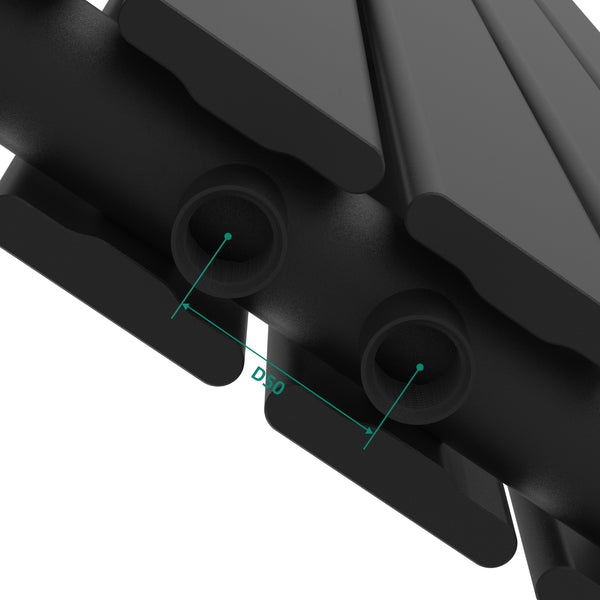 Płaskie grzejniki designerskie Nore dwuwarstwowe