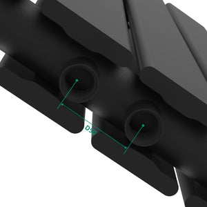 Grzejnik dekoracyjny Nore czarny 60x60cm podwójna warstwa 809W [neu.haus]