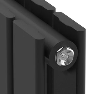 Grzejnik dekoracyjny Nore czarny 60x80cm podwójna warstwa 1097W [neu.haus]