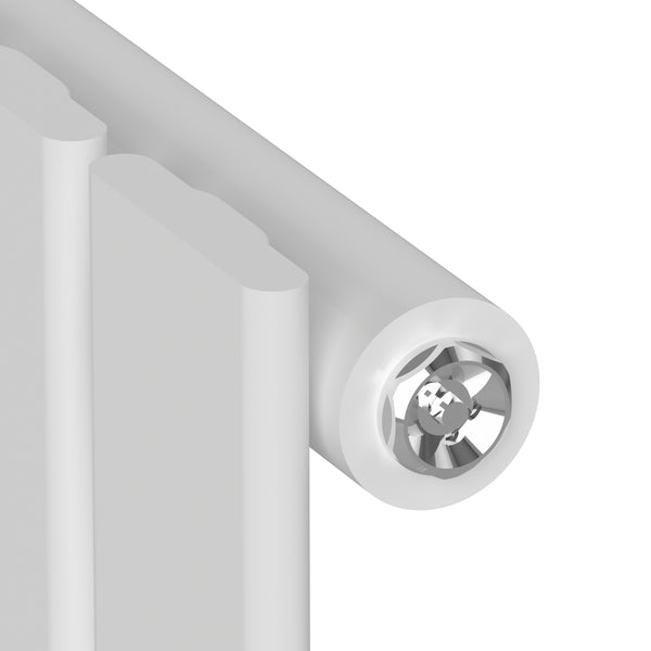 Grzejnik dekoracyjny Nore Biały 60x80cm Jednowarstwowy 616W [neu.haus]