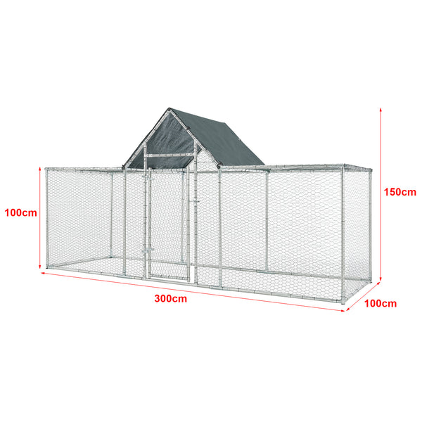 Wybieg dla ptaków "Arguin" wykonany ze stali w różnych rozmiarach. rozmiary [pro.tec]
