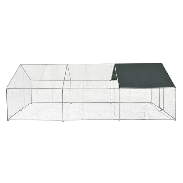 Wybieg dla sumów z daszkiem przeciwsłonecznym w różnych rozmiarach. rozmiary [pro.tec]