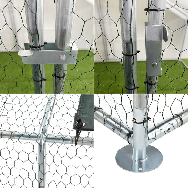 Wybieg dla sumów z daszkiem przeciwsłonecznym w różnych rozmiarach. rozmiary [pro.tec]