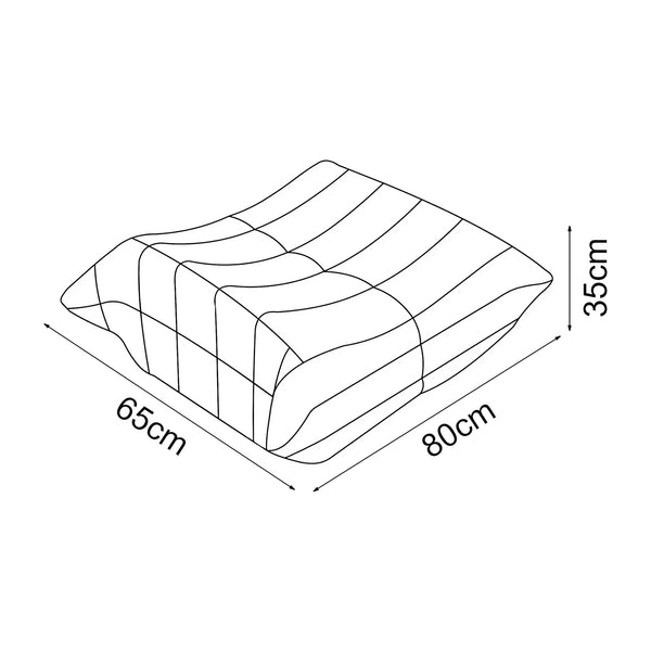 Podnóżek Kodsø 35x80x65 cm [en.casa]