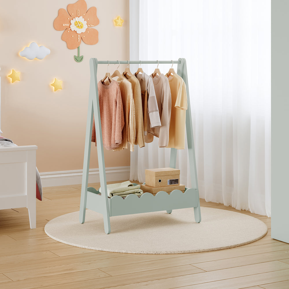 Szafka na ubrania dziecięce Vestnes 99x66x38 cm [en.casa]