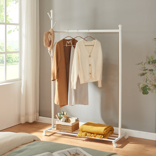 Stojak na płaszcze Snåsa 170x105x43 cm [en.casa]