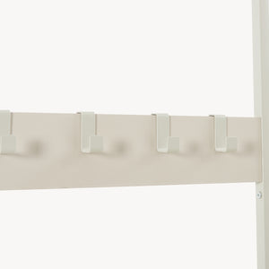 Wieszak Napinerg z lustrem i półką na buty 185x98x34 cm [en.casa]