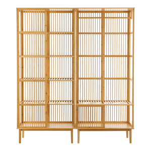 Zestaw garderobiany z regału stojącego Trundholm + wieszak na ubrania Vemb [en.casa]