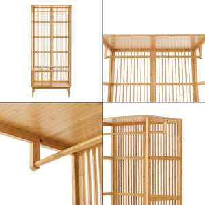 Zestaw garderobiany z regału stojącego Trundholm + wieszak na ubrania Vemb [en.casa]