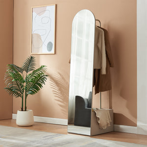 Lustro do szafy 2w1 Kuonta 165x40x51 cm [en.casa]