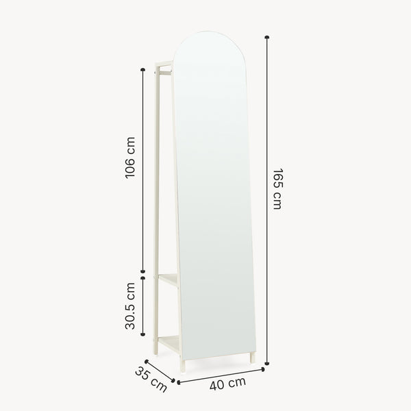Lustro do szafy 2 w 1 Frenraby [en.casa]