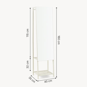 Lustro do szafy 2 w 1 Klilbojle [en.casa]