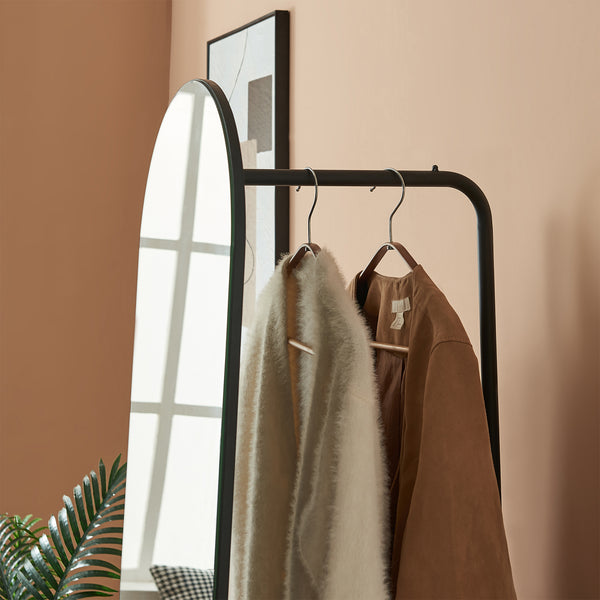 Lustro do garderoby 2-w-1 Kuonta 165x40x51 cm [en.casa]
