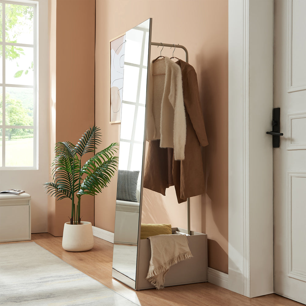 Lustro do szafy 2 w 1 Saden 165x40x51 cm [en.casa]