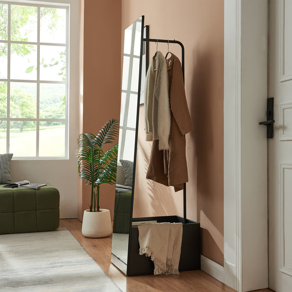Lustro do garderoby 2-w-1 Saden 165x40x51 cm [en.casa]