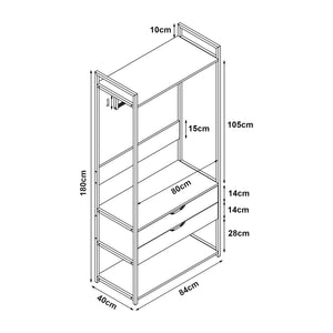 Zestaw wieszaków Larem [en.casa]