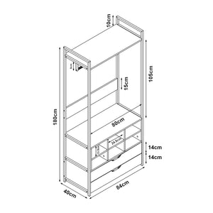 Zestaw wieszaków Larem [en.casa]