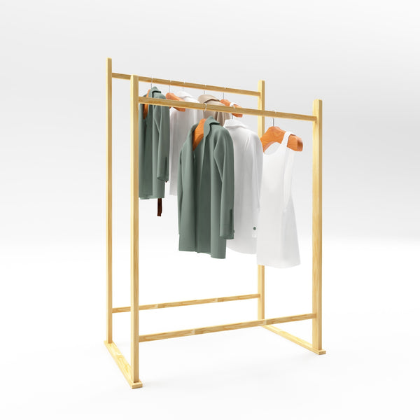 Wieszak na ubrania Mariehamn nature w różnych wzorach wzory [en.casa]