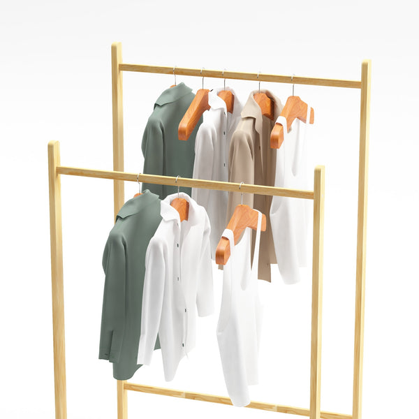 Wieszak na ubrania Mariehamn nature w różnych wzorach wzory [en.casa]