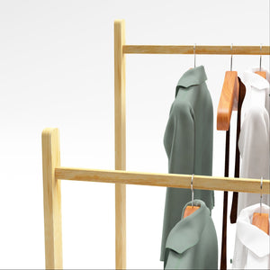 Wieszak na ubrania Mariehamn nature w różnych wzorach wzory [en.casa]