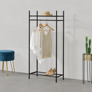 Wieszak na płaszcze czarny różne modele [en.casa]