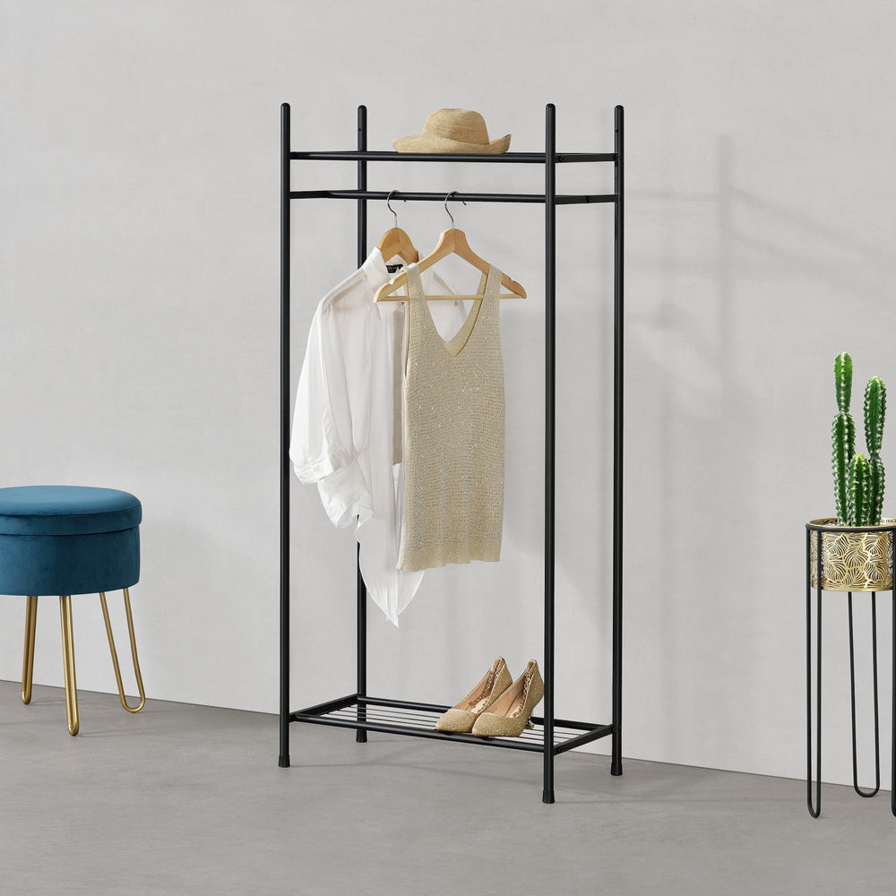 Garderobenständer Schwarz verschiedene Modelle [en.casa] - premiumXL
