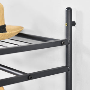 Wieszak na płaszcze czarny różne modele [en.casa]