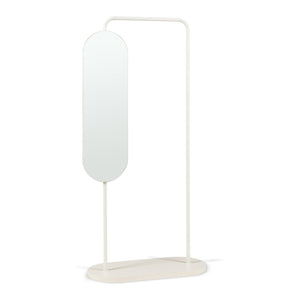 Wieszak na ubrania Vamn z lustrem 167x80x35 cm [en.casa]