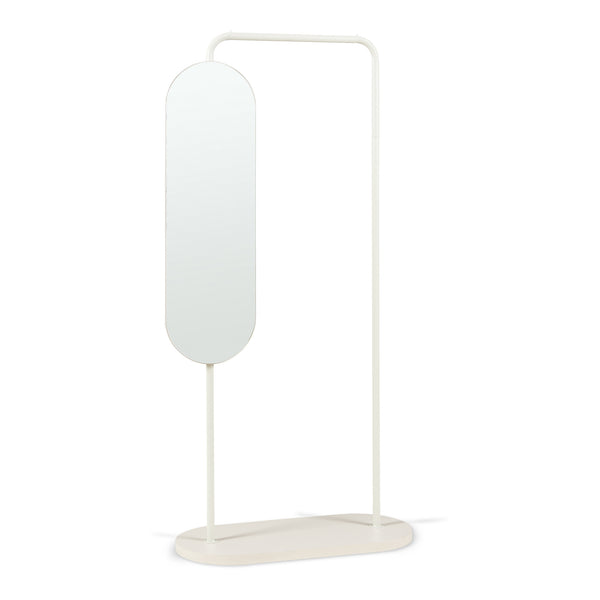 Wieszak na ubrania Vamn z lustrem 167x80x35 cm [en.casa]