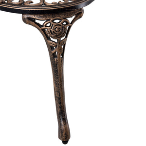 Żeliwna ławka ogrodowa Monfalcone w antycznym stylu [casa.pro]