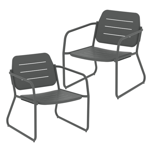 Zestaw stalowych mebli ogrodowych Andria [casa.pro]