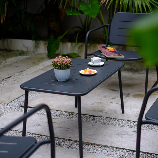 Zestaw stalowych mebli ogrodowych Andria [casa.pro]