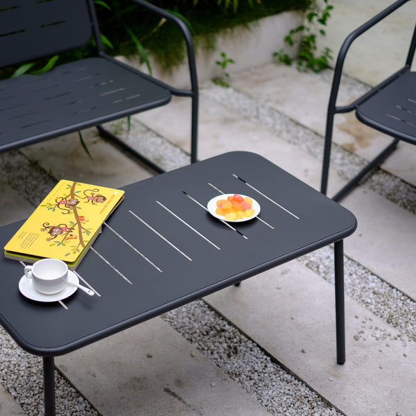 Zestaw stalowych mebli ogrodowych Andria [casa.pro]