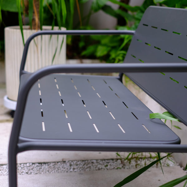 Zestaw stalowych mebli ogrodowych Andria [casa.pro]