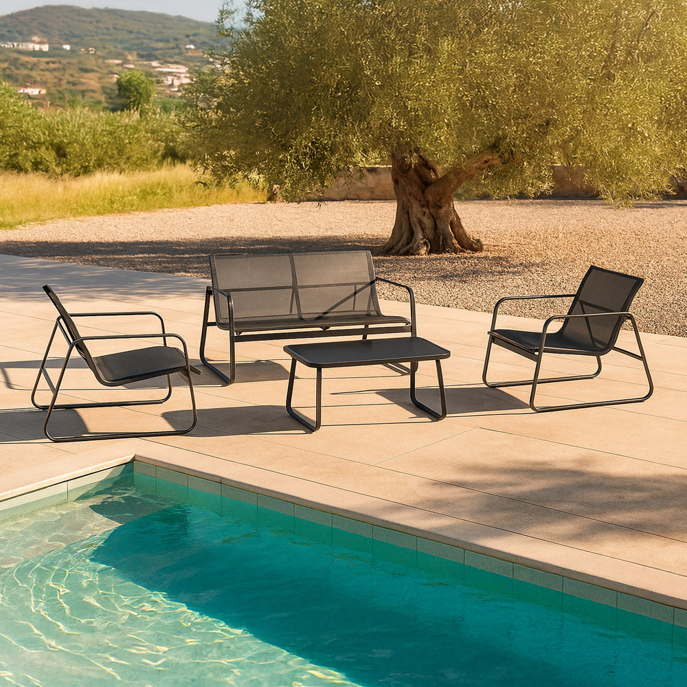 Gartenmöbelset Palencia versch. Farben en.casa - premiumXL