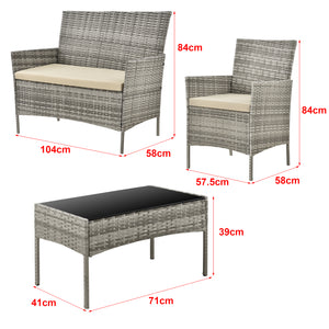 Zestaw mebli ogrodowych Prazeres różne kolory en.casa