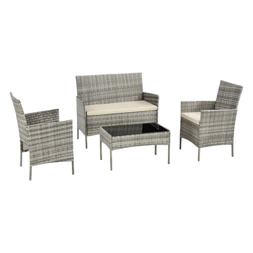 Zestaw mebli ogrodowych Prazeres różne kolory en.casa